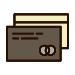 carta di pagamento icona
