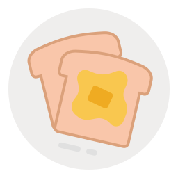Bread and butter icon