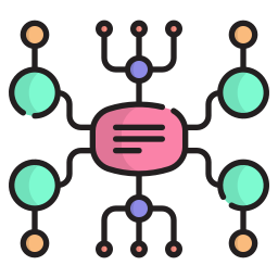 mapa mental icono