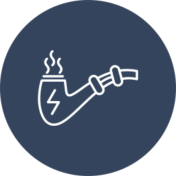 Electronic pipe icon