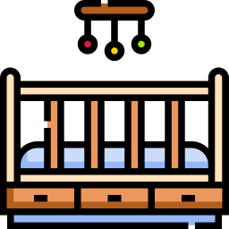Łóżeczko dziecięce ikona
