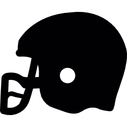 American Football helmet knocking icon