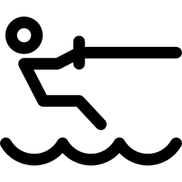 sci d'acqua icona