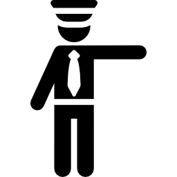 policía de tráfico icono