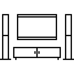 Tv furniture icon