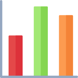 gráfico de barras icono