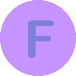 Letter f icon