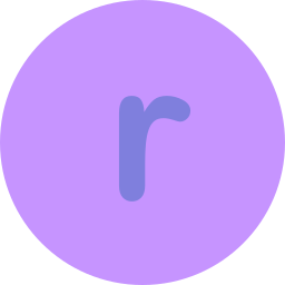 Letter r icon