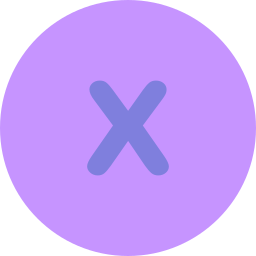 Letter x icon