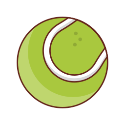 Tennis ball icon