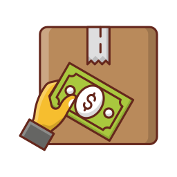 Cash on delivery icon