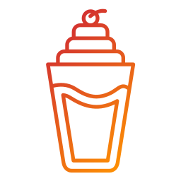 soda con helado icono