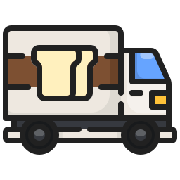 Delivery car icon