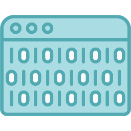 Binary code icon