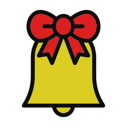 Christmas bell icon