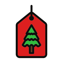 Christmas sales icon