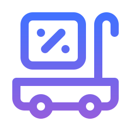 Trolley cart icon