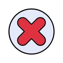 Круглая кнопка удаления папки иконка