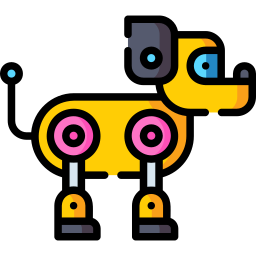 Robotic dog icon