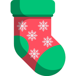 calcetín de navidad icono