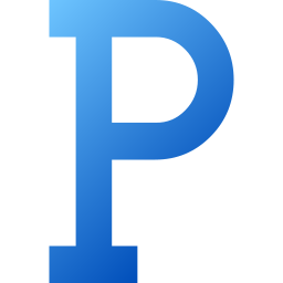 文字p icon