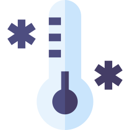 bassa temperatura icona