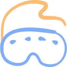 Ski goggles icon