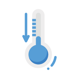Temperature cold icon