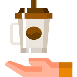 café caliente icono