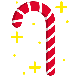 Candy cane icon