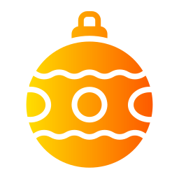 Christmas ball icon