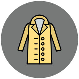 Пальто доктора иконка