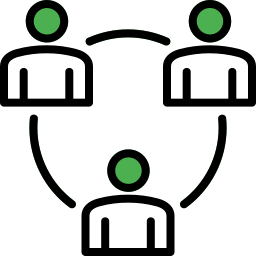 lavoro di squadra icona