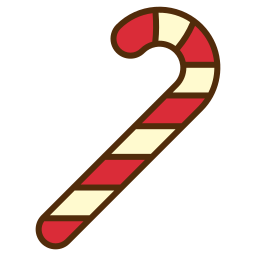 Candy cane icon