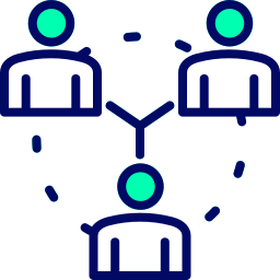 trabajo en equipo icono