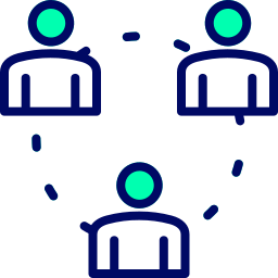 trabajo en equipo icono