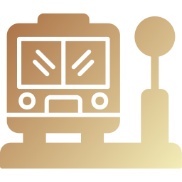 arrêt de bus Icône