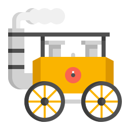máquina de vapor icono