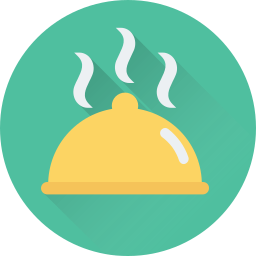 Hot food icon