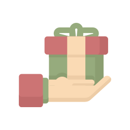 regalo de navidad icono