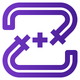 Connecting tubes icon