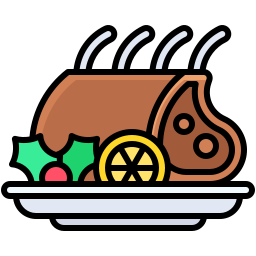 Grilled meat icon