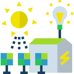 Solar panel icon