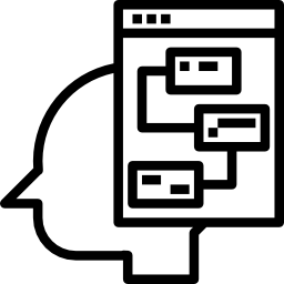 diagramma di flusso icona