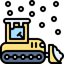 Śnieżny pojazd ikona
