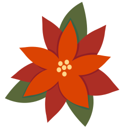 Poinsettia icon