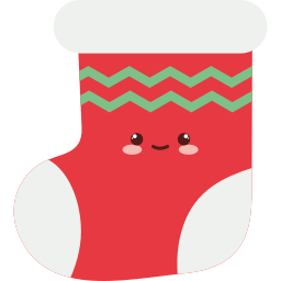 Santa claus boot icon