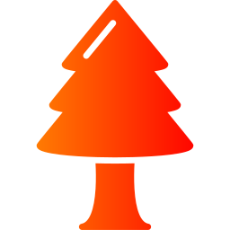 Árbol de navidad icono