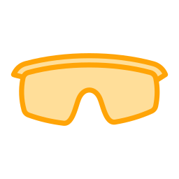 lentes de seguridad icono