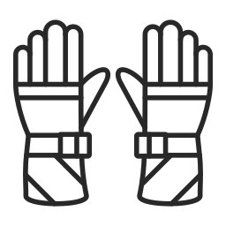 Ski gloves icon